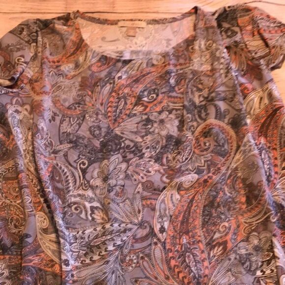 Roz and Ali Blouse with Cap Sleeve EUC - Picture 1 of 5